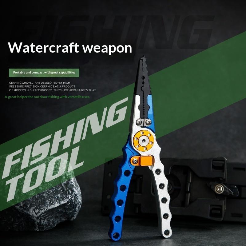 Fishing Hook Remover - Aluminum Alloy Fishing Pliers Ergonomic Anti-Slip