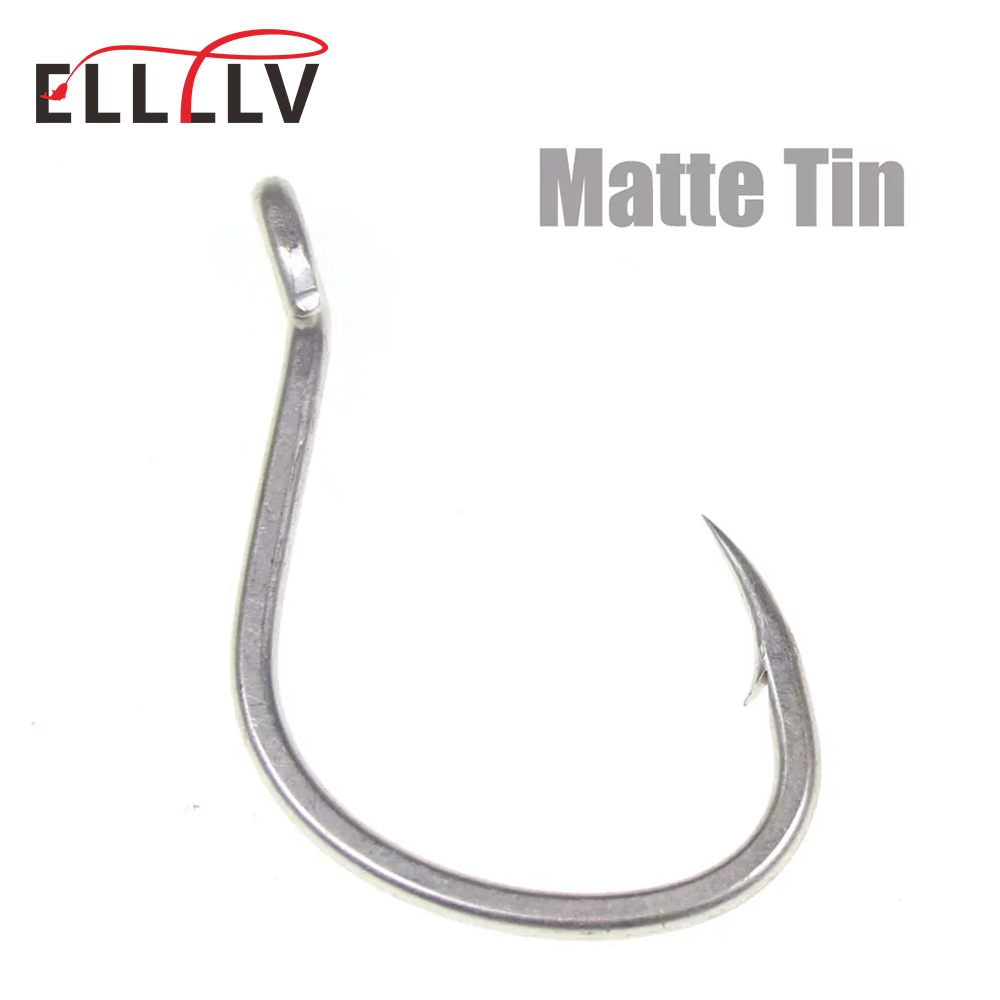 10pcs Matte Tin Anti-rust Salt - Fishing Hook Offset review and price