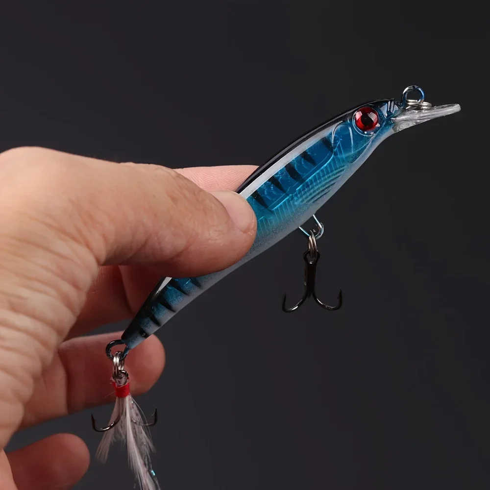 Laser 3D Eyes Bionic Minnow Fi - Fishing Hook Box review and price
