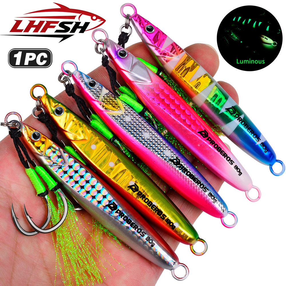 LHFSH Luminous Metal Jig Fishi - Fishing Hook Treble review and price