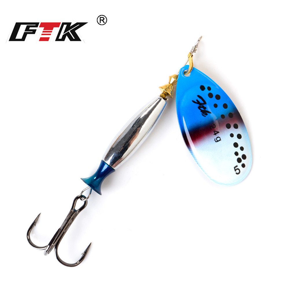 FTK 18g 24g Spinner Bait Hard  - Fishing Hook Treble review and price