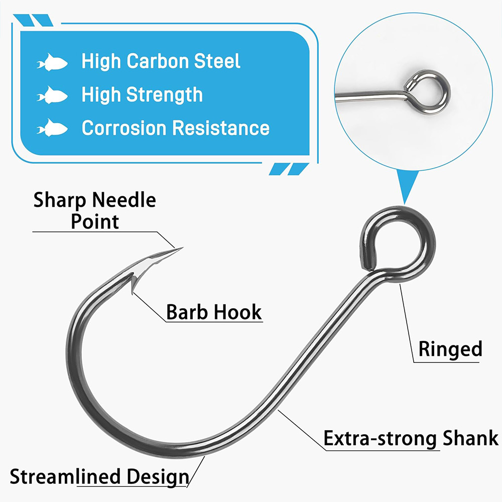 70Pcs Fishing Inline Single Ho - Fishing Hook Offset review and price