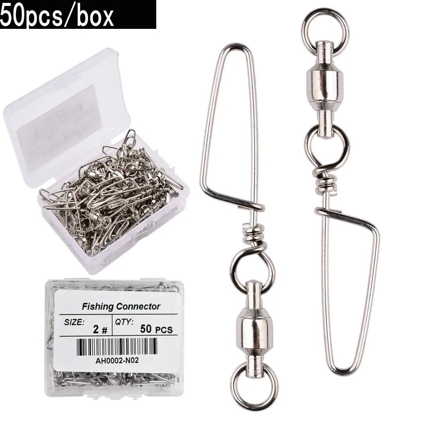 50pcs Fishing Ball Bearing Swi - Fishing Hook Box review and price